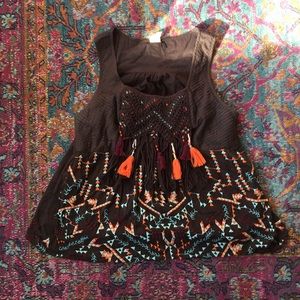 Akemi + Kin boho tunic tank